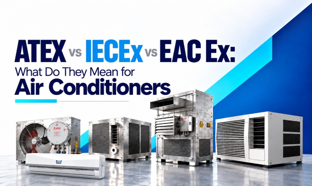 ATEX vs IECEx vs EAC Ex: What Do They Mean for Air Conditioners?